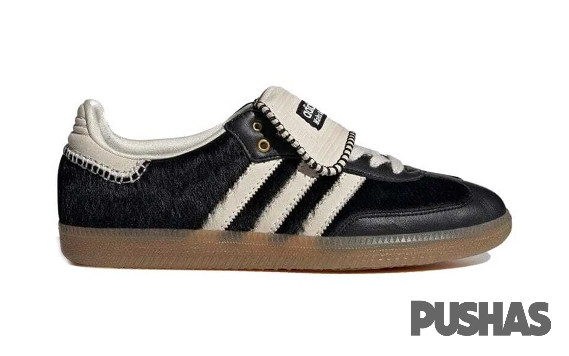 Adidas Samba Pony Tonal 'Wales Bonner Core Black' (2023)