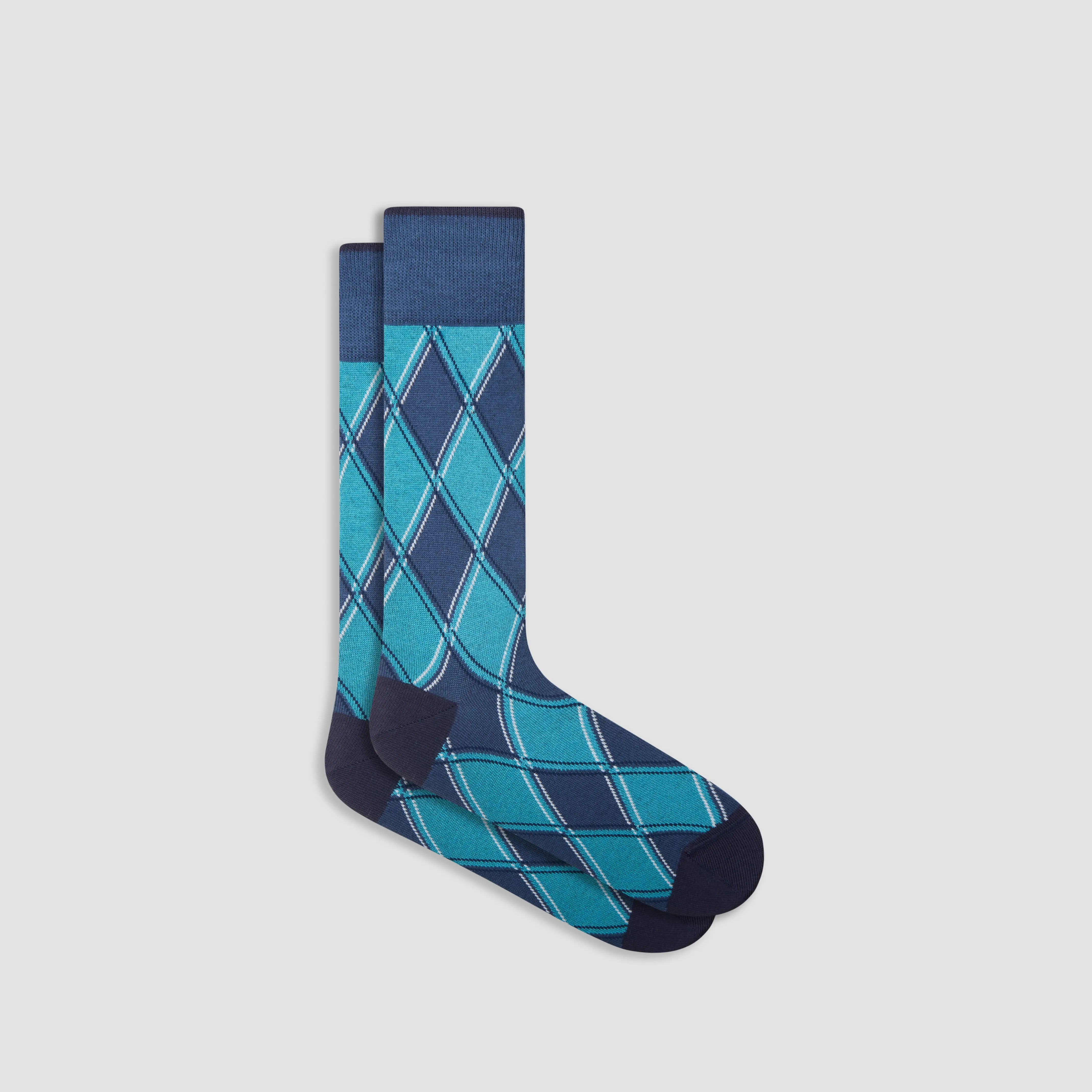 Argyle Mid-Calf Socks