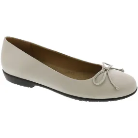 Array Womens Farrah Leather Bow Ballet Flats