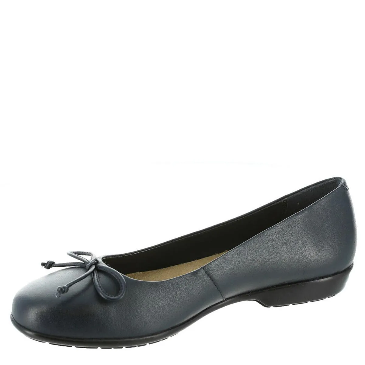 Array Womens Farrah Leather Bow Ballet Flats