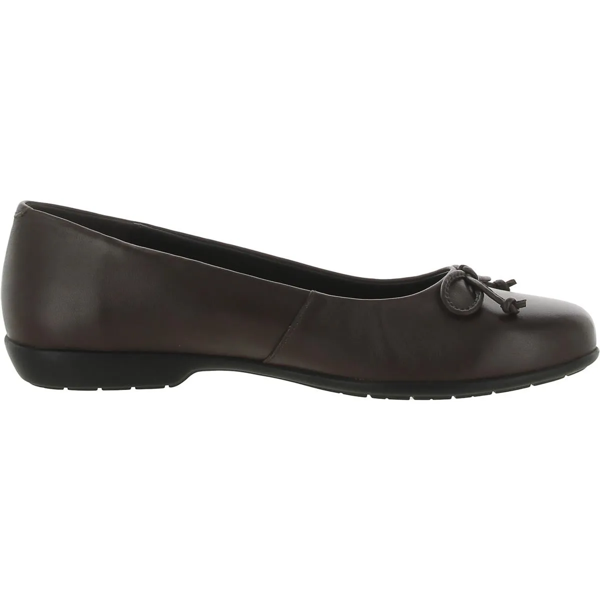 Array Womens Farrah Leather Bow Ballet Flats