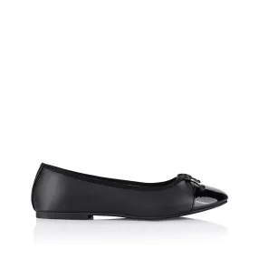 Bamba Ballet Flats - Black/Black Patent