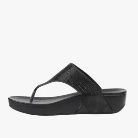 Butterfly Feet Womens Daya Wedge Sandal Black