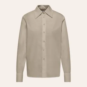 EHE Apparel Elena Oxford Shirt - Cappuccino