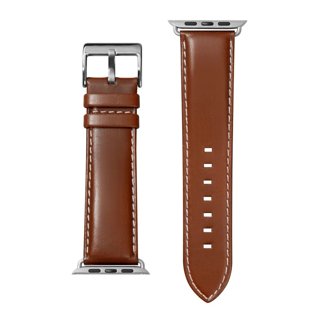 LAUT Oxford Leather Apple Watch Band