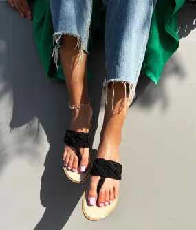 Macrame Toe Sandals