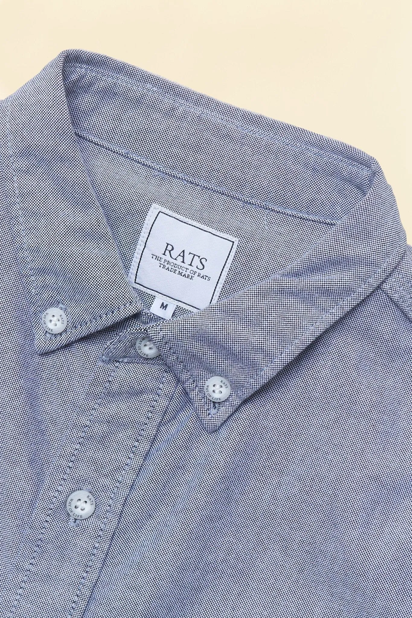 Rats Oxford B.D Shirt - Grey