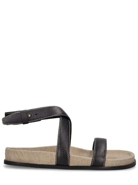 Toteme   Suede flat sandals 